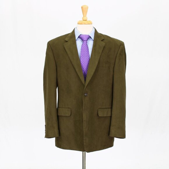Ralph Lauren Other - Ralph Lauren 44R Green Solid 2-Button Sport Coat Blazer Jacket V987